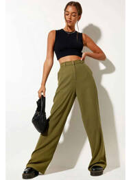 Pantalon drept verde MOTEL femme