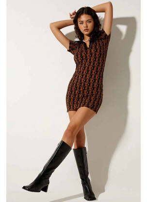 Rochie scurtă maro MOTEL femeie