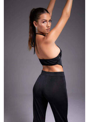 Top negru MOTEL femeie
