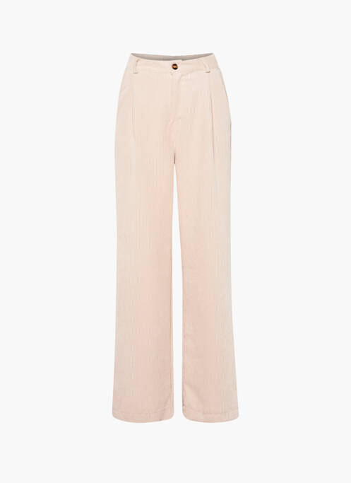 Pantalon drept bej TERRA DI SIENA femeie