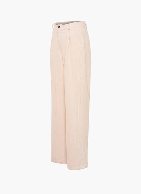 Pantalon drept bej TERRA DI SIENA femeie