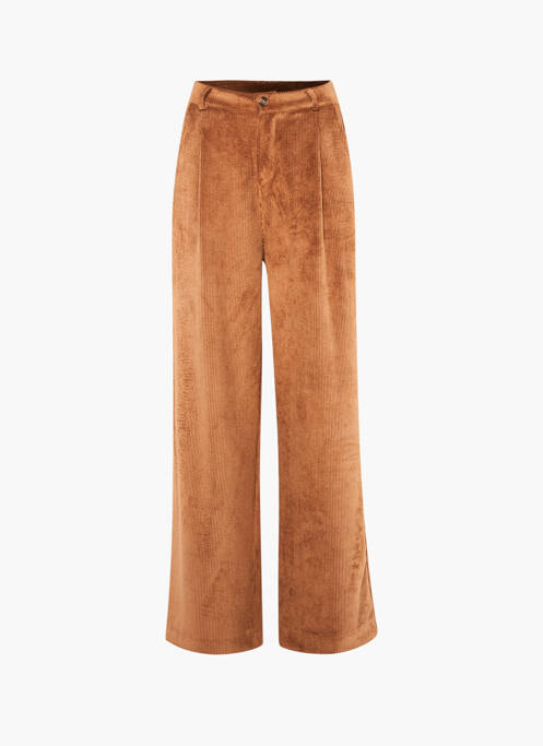 Pantalon drept bej TERRA DI SIENA femeie