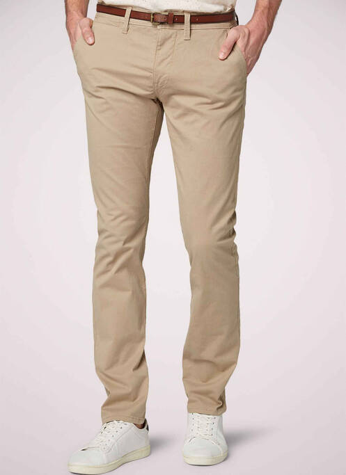 Pantalon chino bej TOM TAILOR bărbat