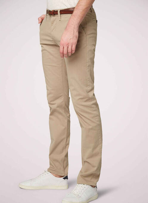 Pantalon chino bej TOM TAILOR bărbat