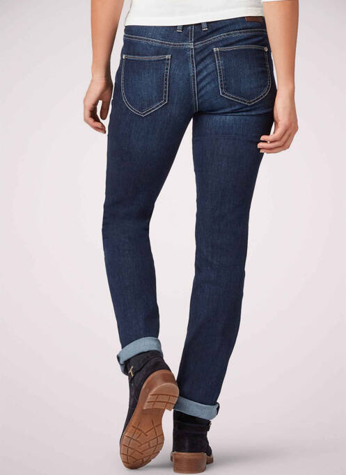 Blugi cu croială dreaptă albastru TOM TAILOR femeie