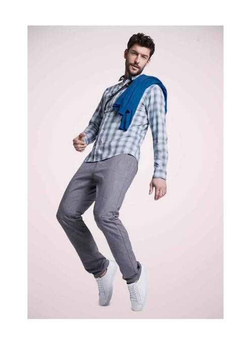 Cămașă cu mâneci lungi albastru TOM TAILOR bărbat