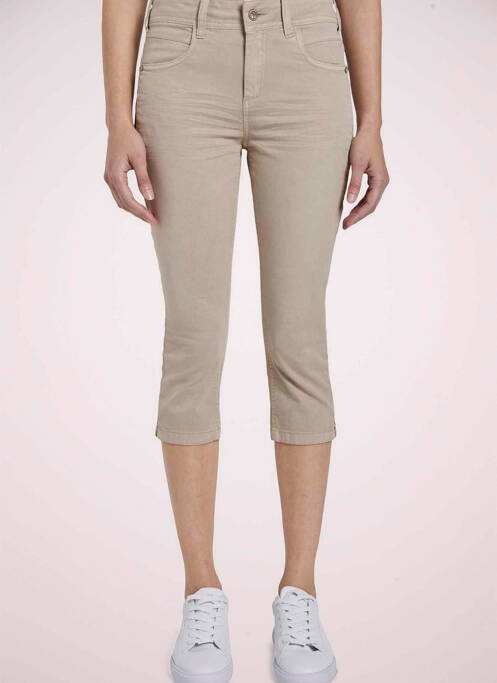 Blugi cu croială slim bej TOM TAILOR femeie