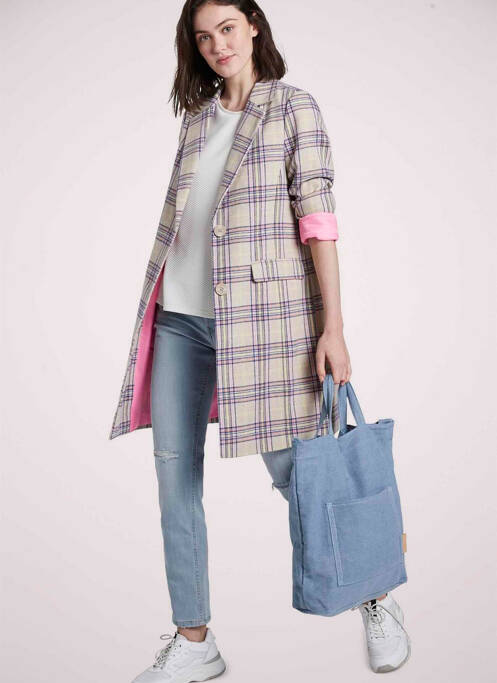 Blugi cu croială slim albastru TOM TAILOR femeie