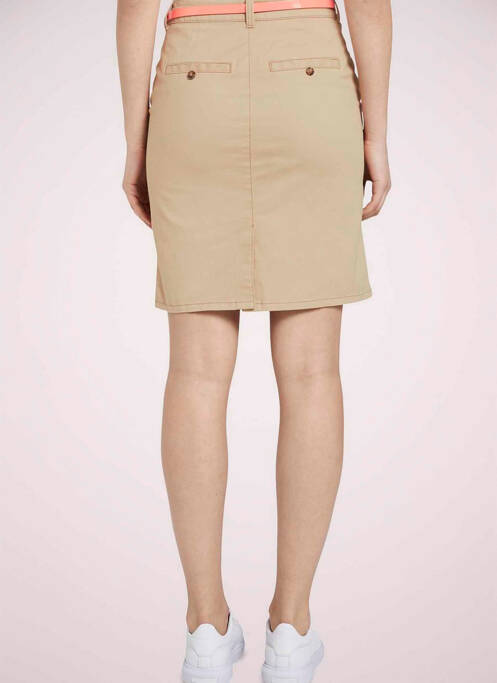 Fustă scurtă bej TOM TAILOR femeie