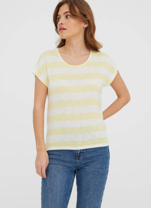 Tricou galben VERO MODA femeie