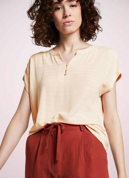Tricou bej TOM TAILOR femeie