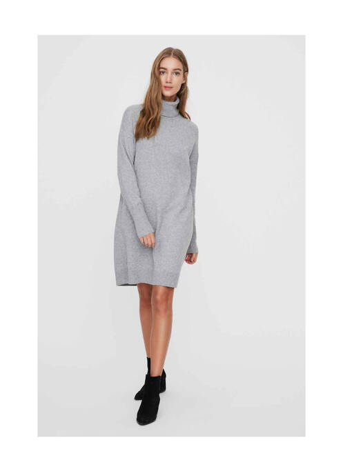 Rochie scurtă gri VERO MODA femeie