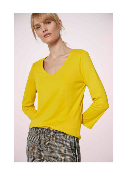 Tricou galben TOM TAILOR femeie