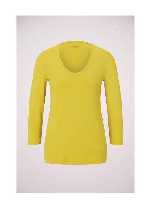 Tricou galben TOM TAILOR femeie