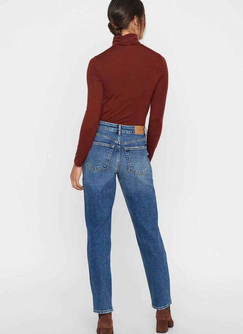 Pulover cu guler înalt maro VERO MODA femeie