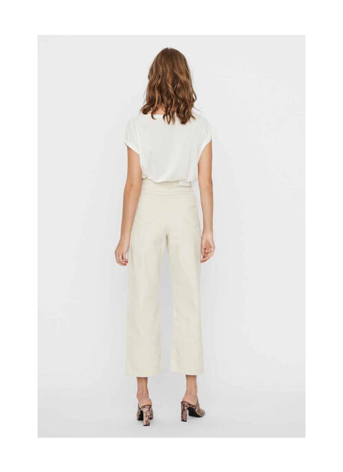 Blugi cu croială largă bej VERO MODA femeie