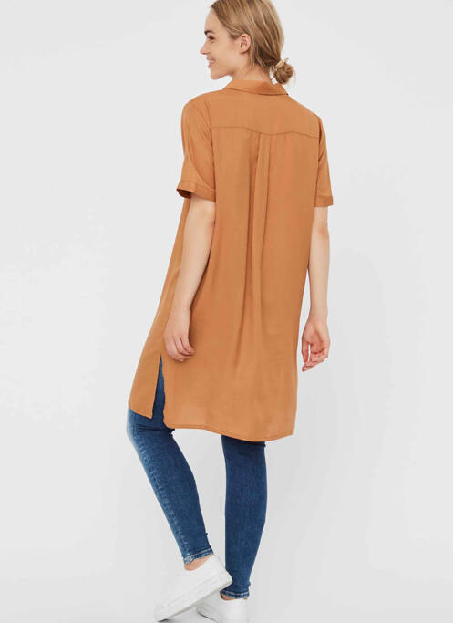 Rochie scurtă maro VERO MODA femeie