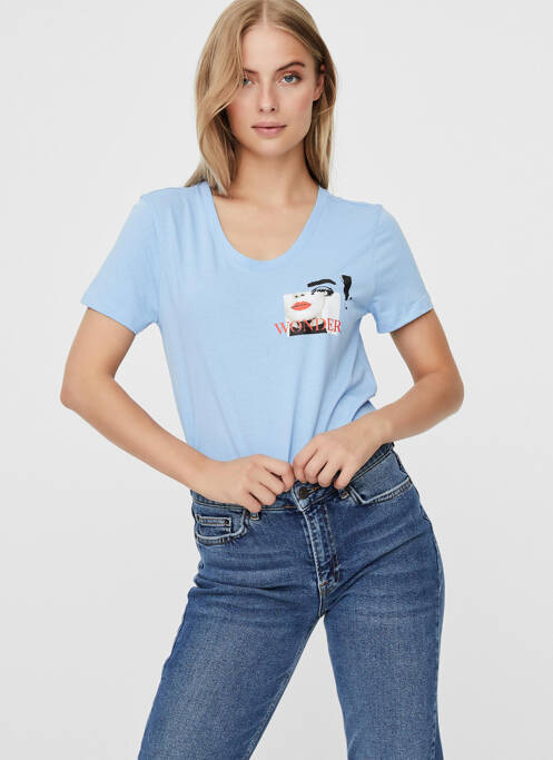 Tricou albastru VERO MODA femeie