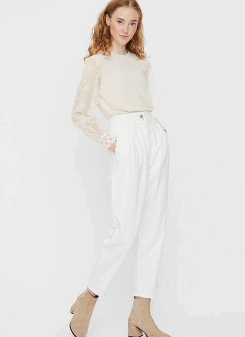 Pantalon 7/8 alb VERO MODA femeie