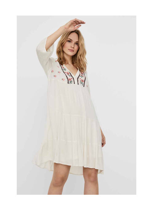 Rochie scurtă bej VERO MODA femeie