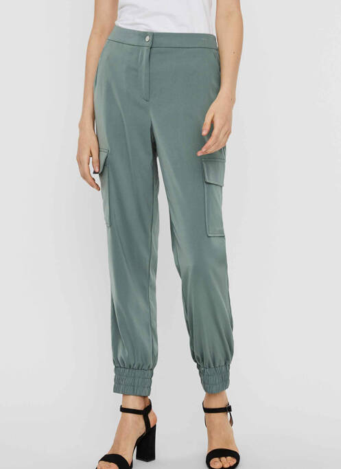 Pantalon cargo verde VERO MODA femeie