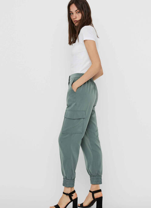 Pantalon cargo verde VERO MODA femeie