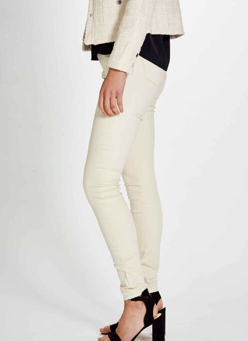 Blugi skinny bej VERO MODA femeie