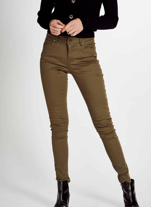Blugi skinny verde VERO MODA femeie