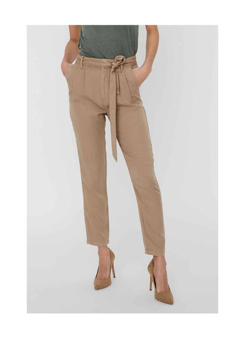 Pantalon slim maro VERO MODA femeie