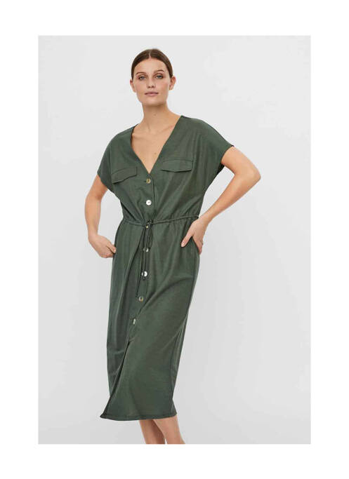 Rochie lungă verde VERO MODA femeie