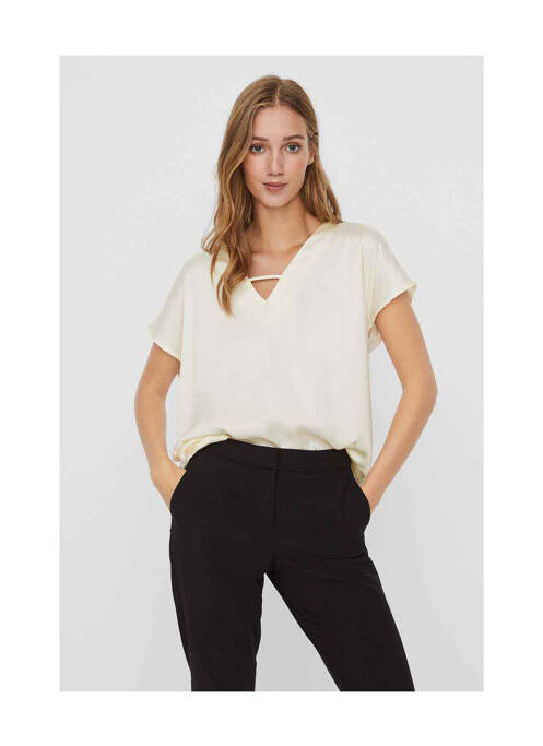 Top bej VERO MODA femeie
