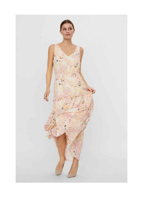 Rochie lungă bej VERO MODA femeie