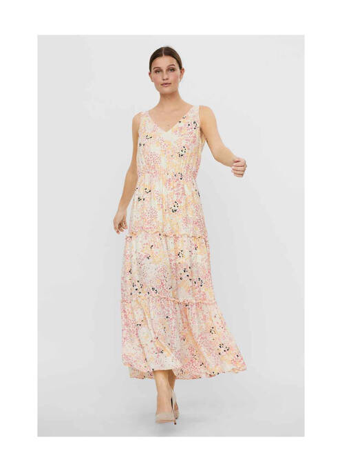 Rochie lungă bej VERO MODA femeie