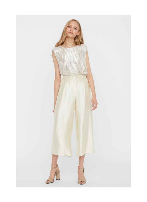 Pantalon 7/8 bej VERO MODA femeie