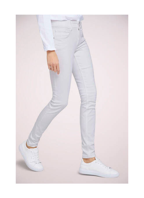 Blugi skinny alb TOM TAILOR femeie