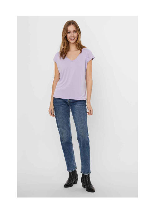 Top violet VERO MODA femeie