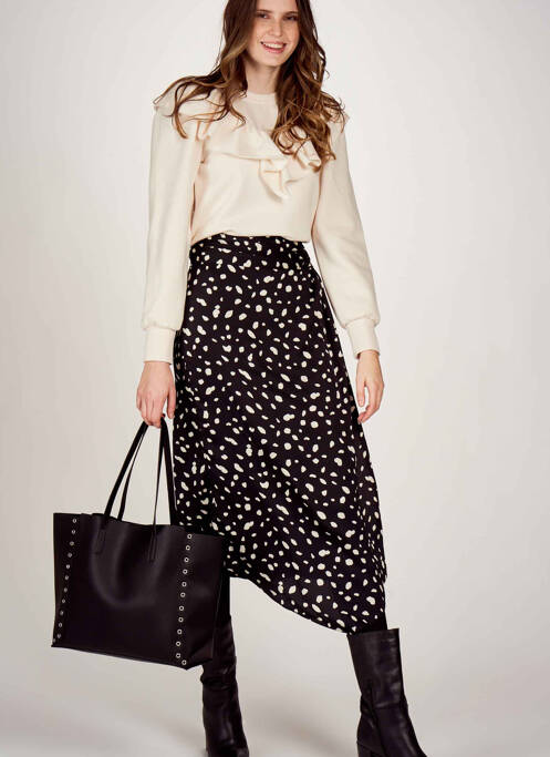 Fustă midi negru VERO MODA femeie