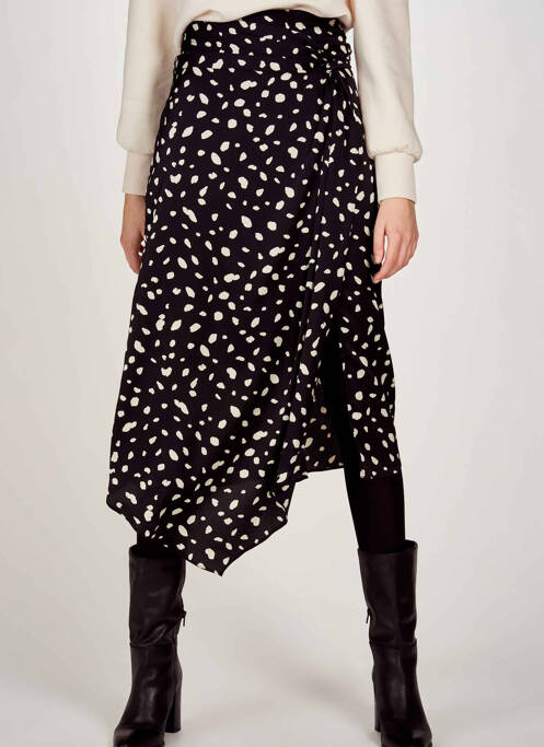 Fustă midi negru VERO MODA femeie