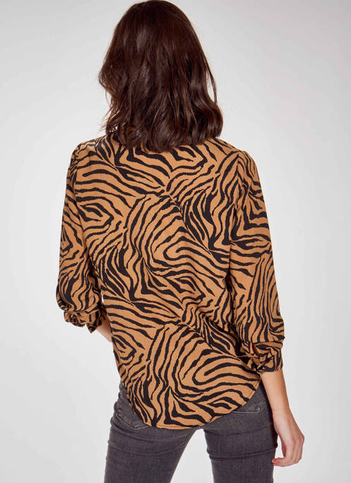 Cămașă maro VERO MODA femeie