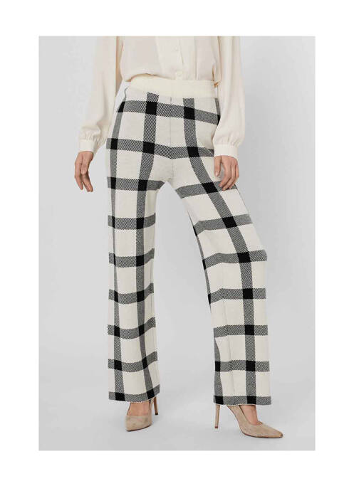 Pantalon evazat bej VERO MODA femeie