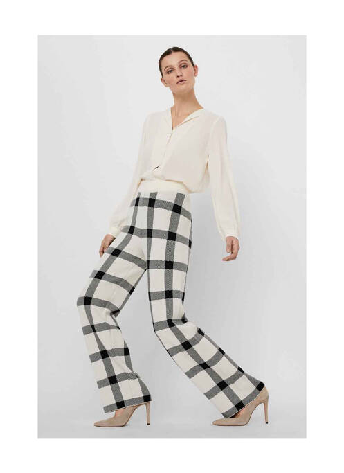 Pantalon evazat bej VERO MODA femeie