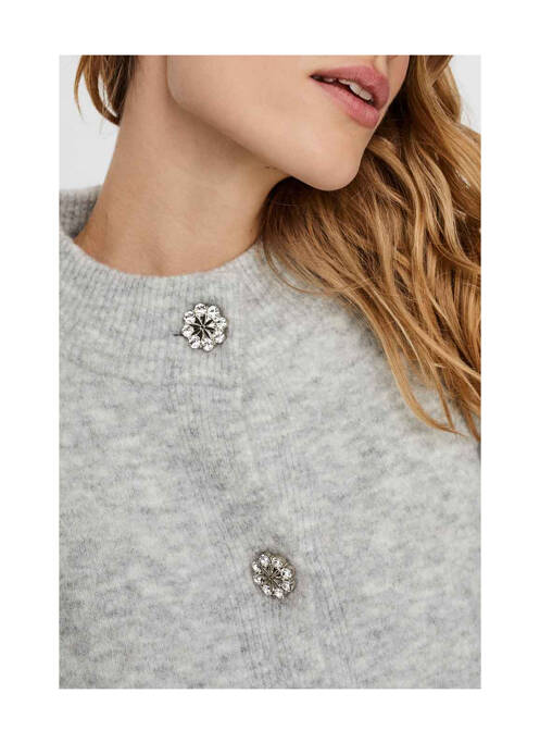 Vestă cu mâneci lungi gri VERO MODA femeie