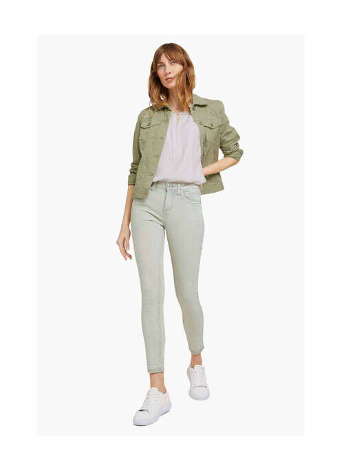 Blugi skinny verde TOM TAILOR femeie