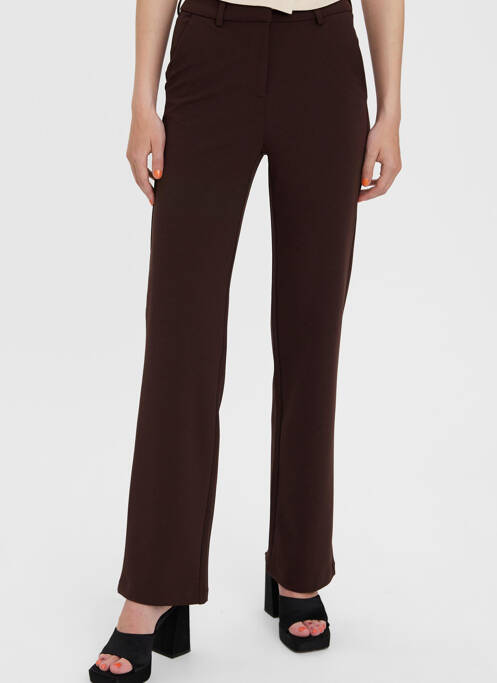 Pantalon chino maro VERO MODA femeie