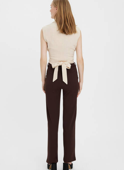 Pantalon chino maro VERO MODA femeie