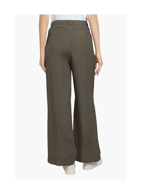 Pantalon evazat verde TOM TAILOR femeie