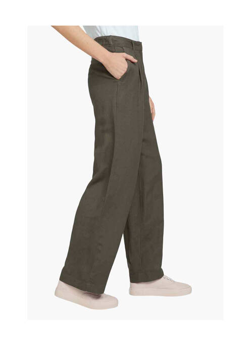 Pantalon evazat verde TOM TAILOR femeie