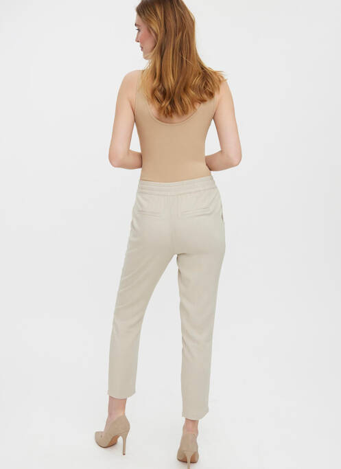 Pantalon slim argintiu VERO MODA femeie