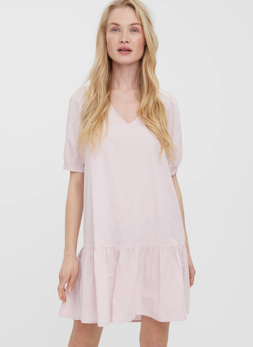 Rochie scurtă roz VERO MODA femeie