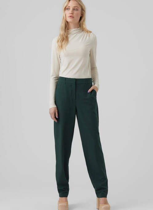 Pantalon drept verde VERO MODA femeie
